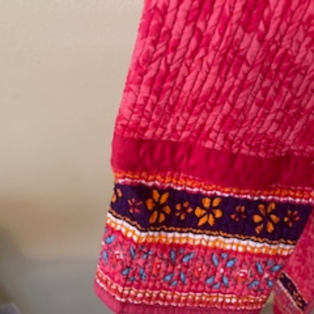 Orvis Multi Colored Long Jacket Large - image 3